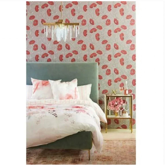 Anthropologie LELIE QUEEN Duvet Cover Floral NWT - Picture 1 of 5